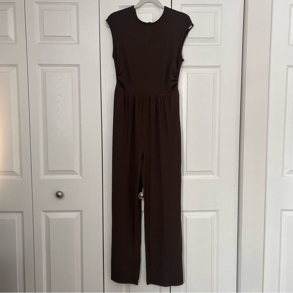 Elegant Brown Jumpsuit